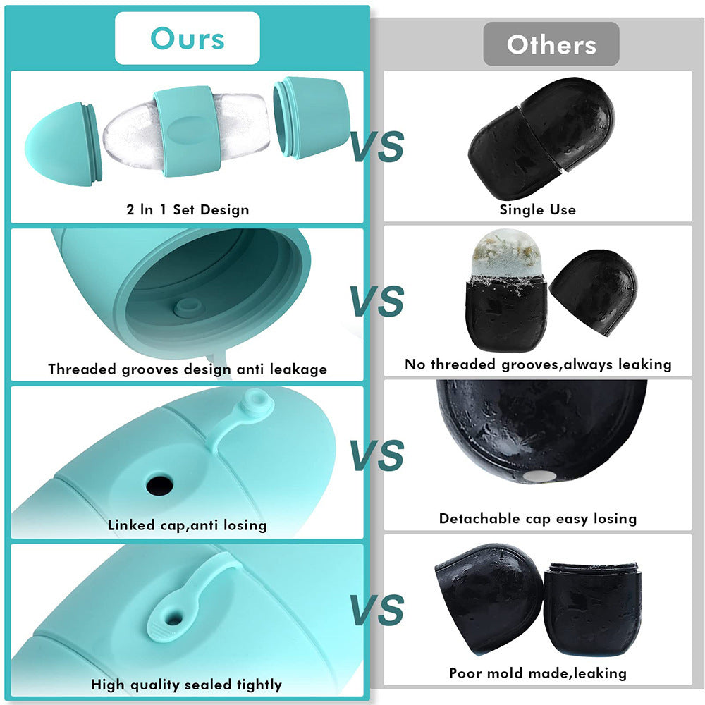 Silicone Ice Face Roller  Remove Dark Circles