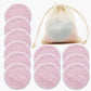 12PC Reusable Cotton Pads Makeup Remover