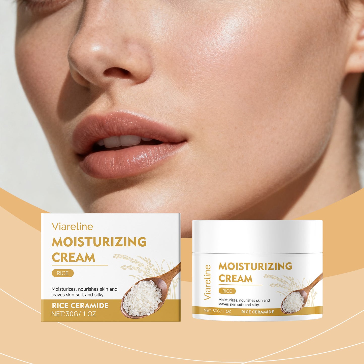 Rice Bran Moisturizing Cream Daily Hydration For Face
